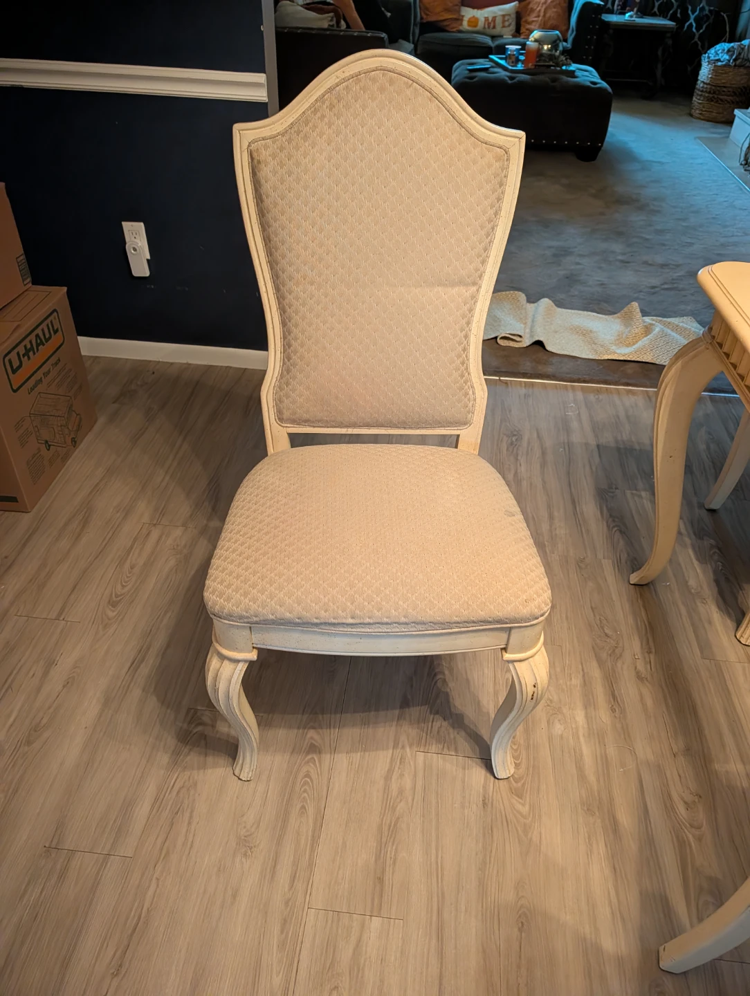 Vintage Upholstered Dining Armchair - photo 2