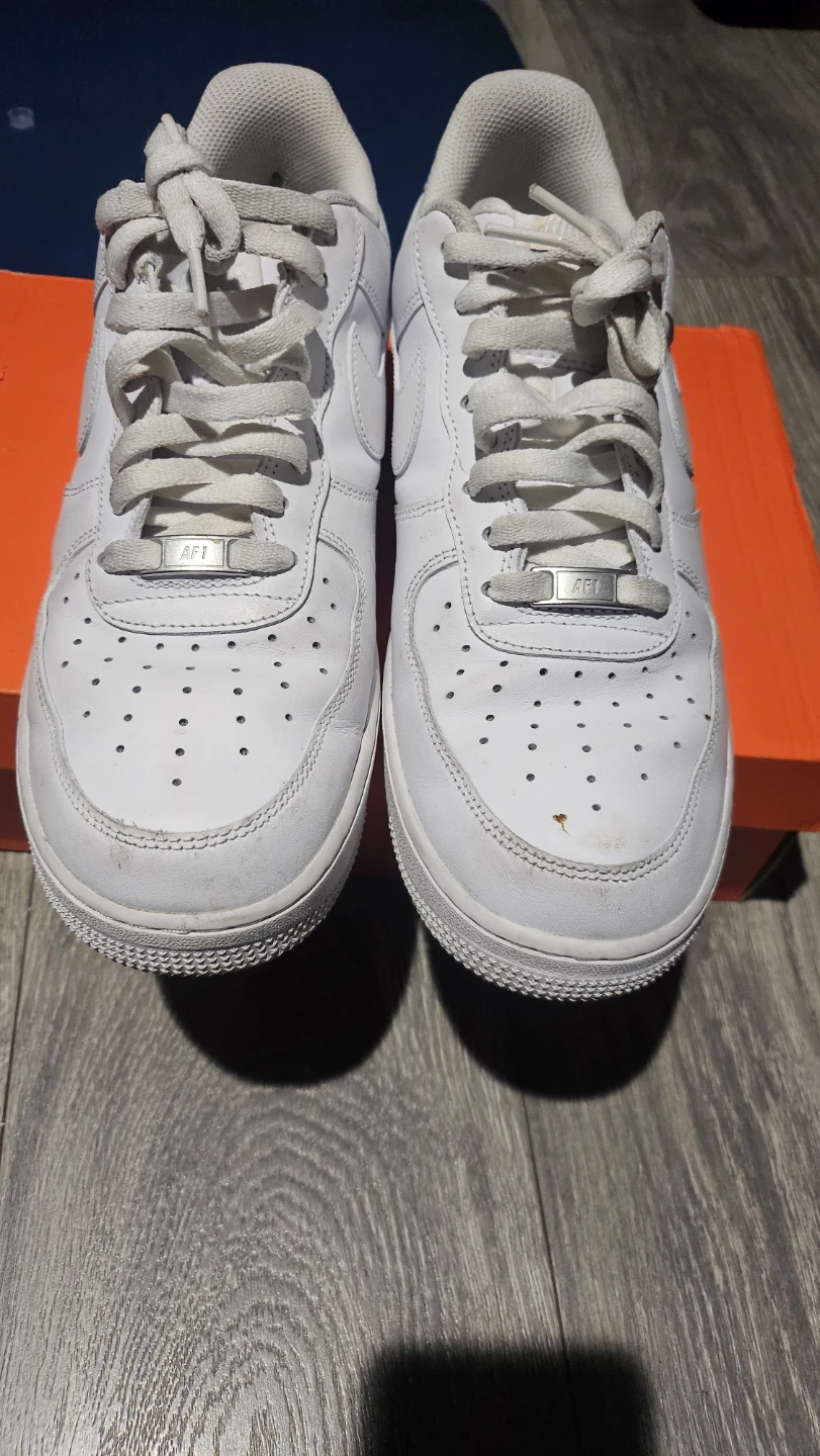 Nike Air Force 1 White Sneakers - photo 2