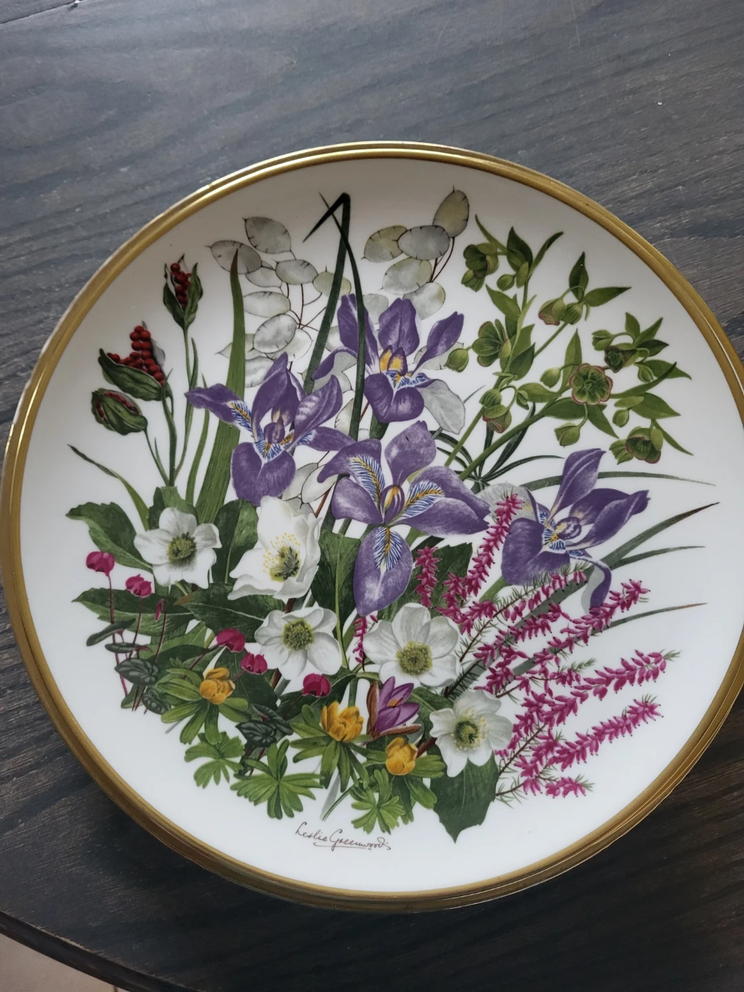Leslie Greenwood Floral Plates - photo 5
