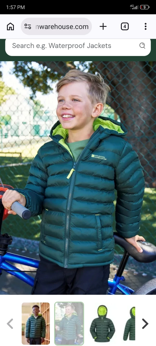 Mountain Warehouse Kids Seasons 2 Padded Jacket