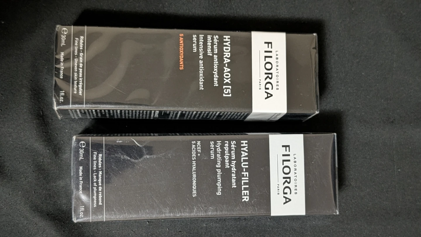 Filorga Hydra-AOX [5] and Hyalu-Filler Serums