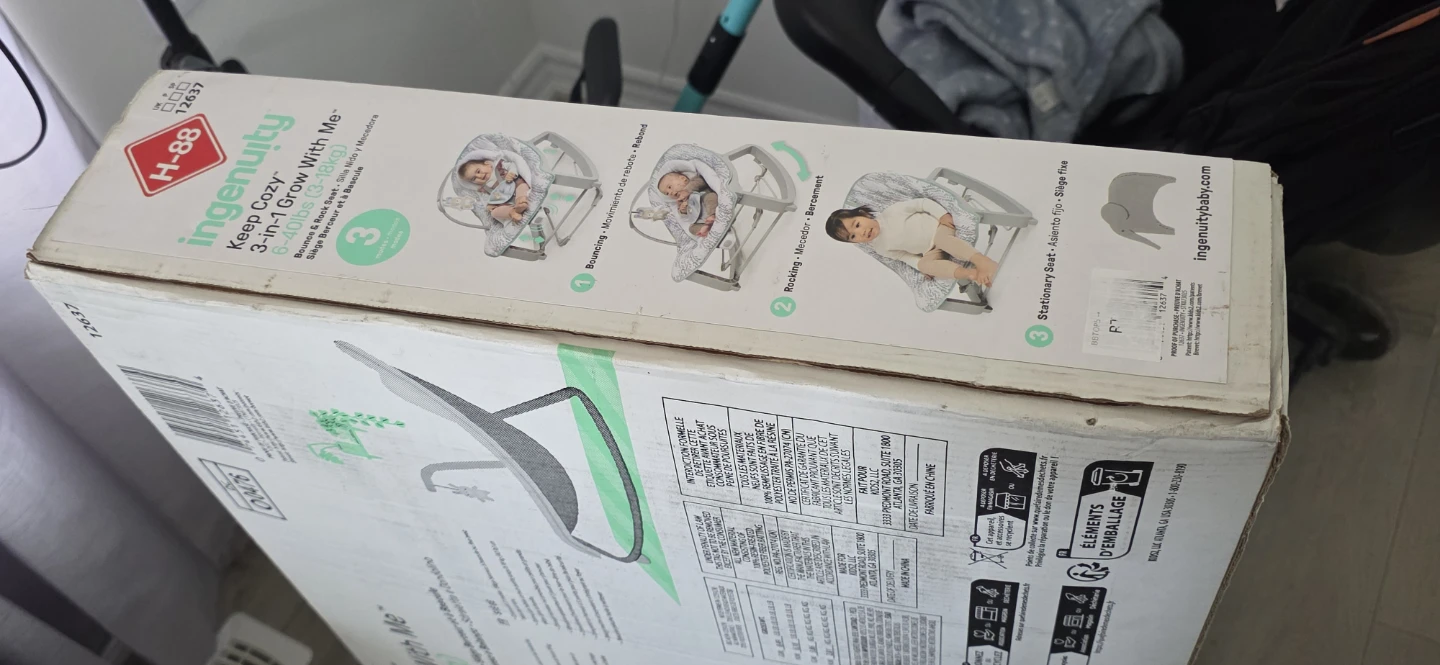 Ingenuity 3-in-1  Vibrating Baby Bouncer - photo 2