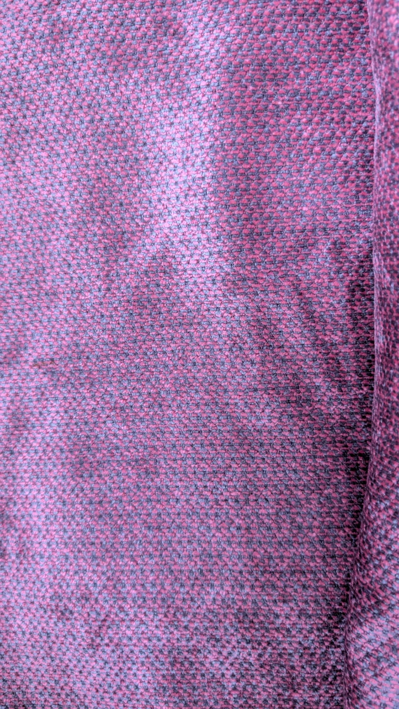 Textured Fabric Piece in Plum and Black - photo 2