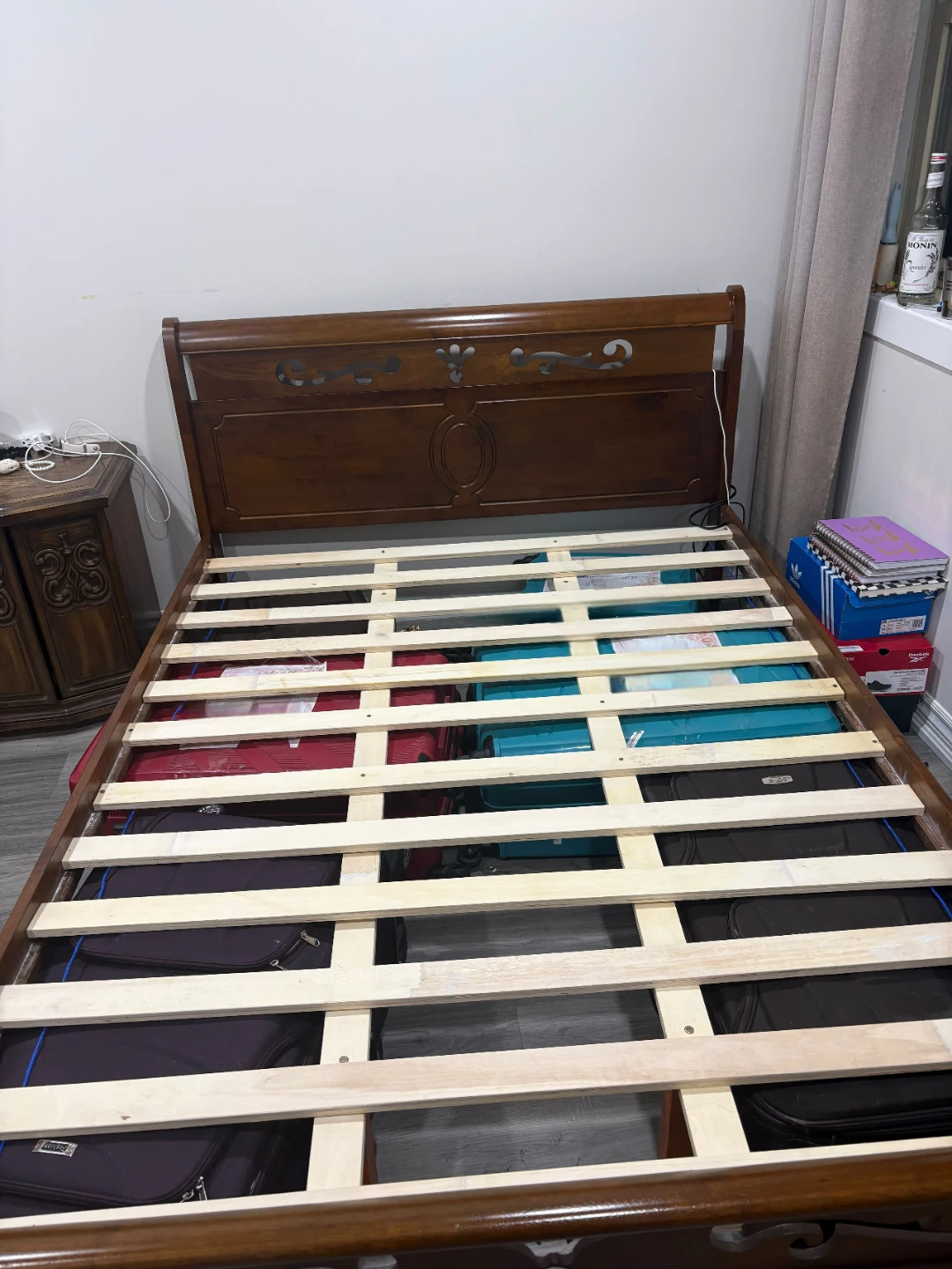 Double Wooden bed frame - photo 2