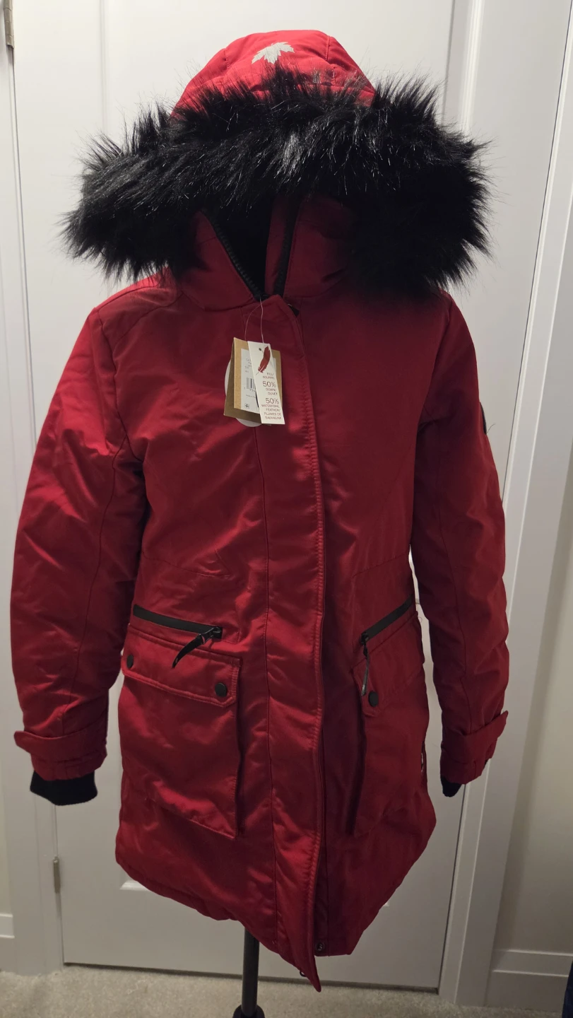 Red Winter Parka Jacket - photo 2