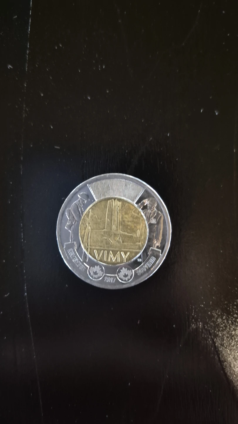 2017 Vimy Ridge Commemorative 2 Dollar Coin - photo 2