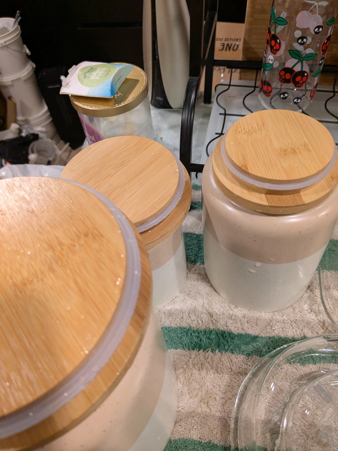 vancasso Sabine Ceramic Kitchen Canister Set of 3 - photo 4