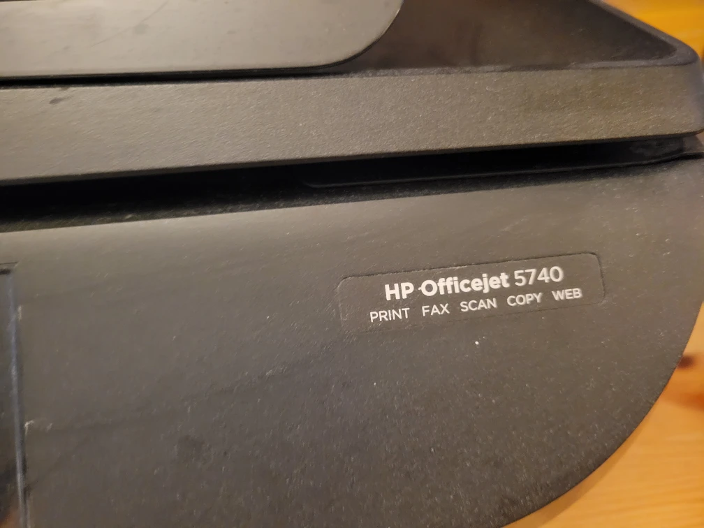 HP OfficeJet 5740 Printer - photo 2