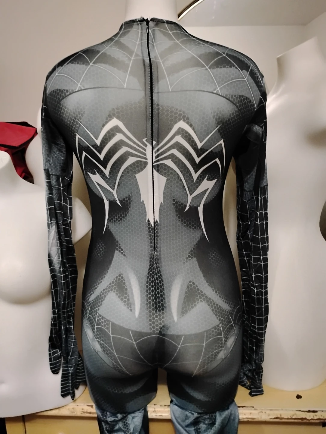 Black Spiderwoman Bodysuit Costume - photo 2