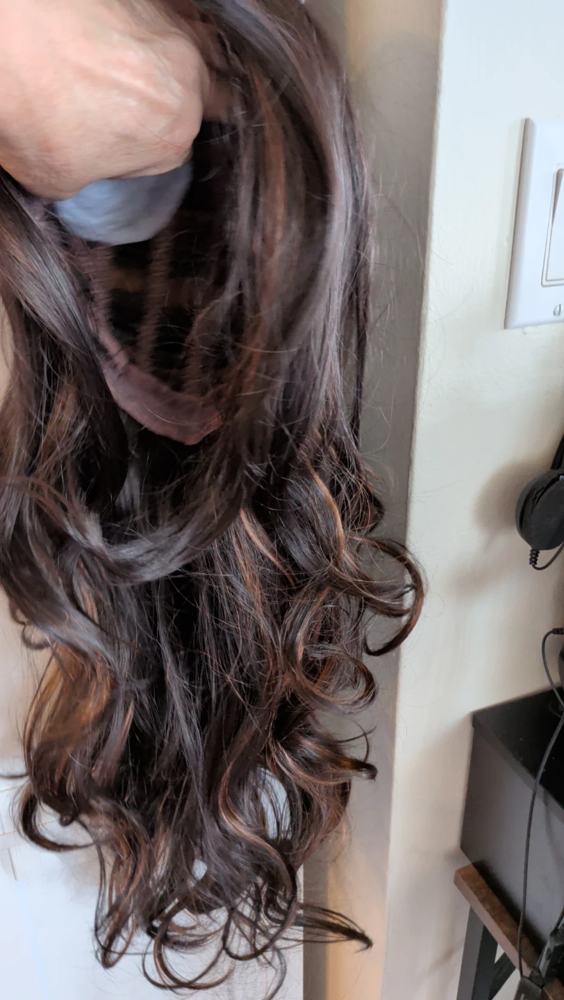 26-inch Mixed Brown Hair Extension/wig