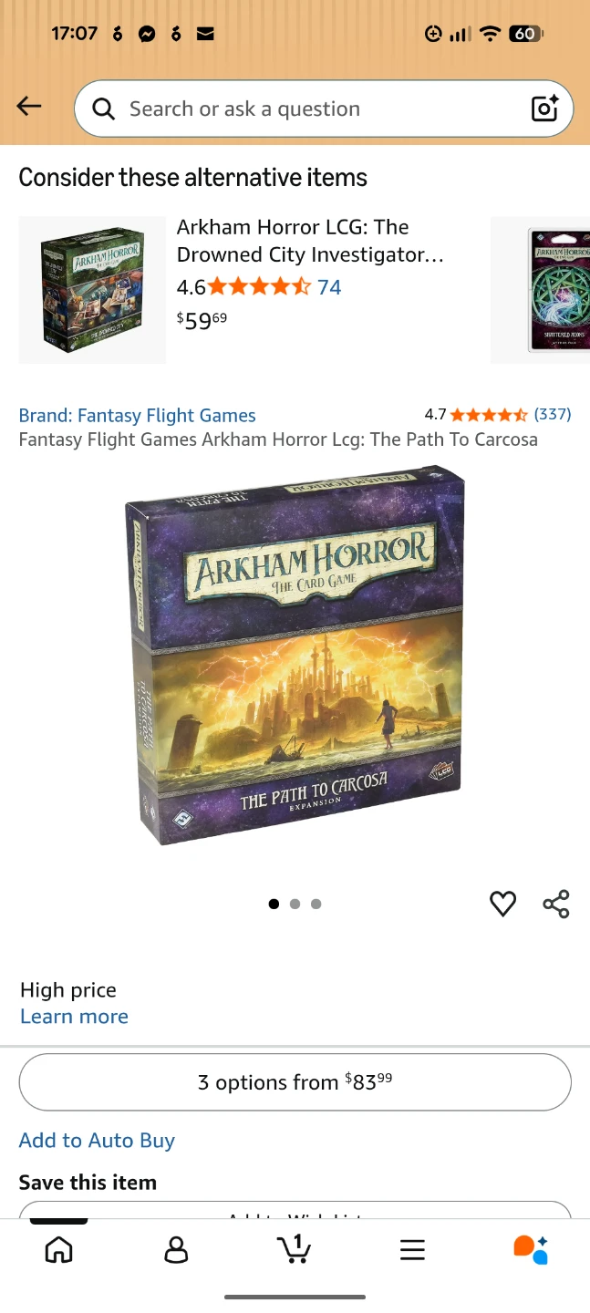 Arkham Horror The Card Game: The Path to Carcosa Expansion - photo 4