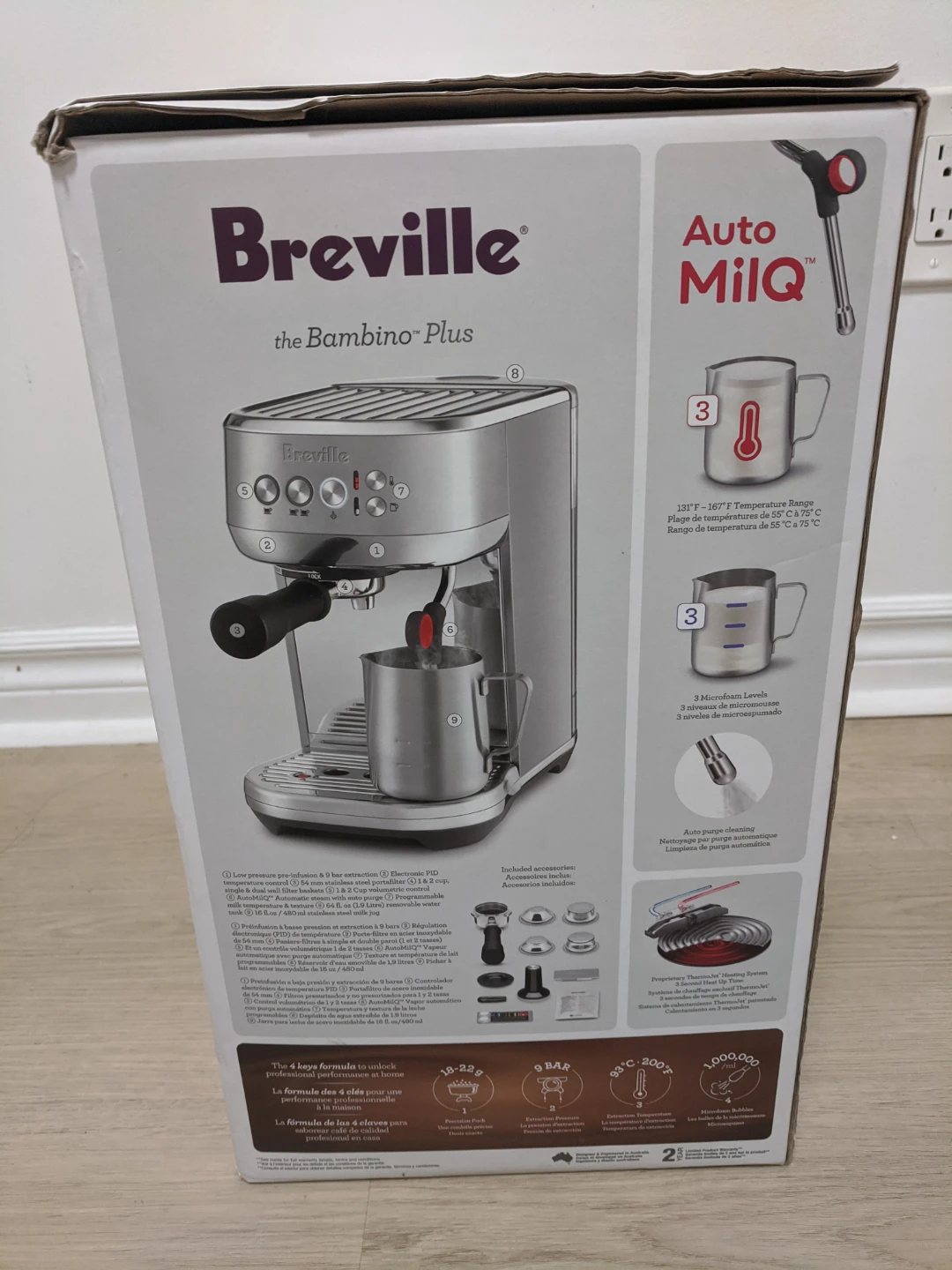 Breville Bambino Plus Espresso Machine - photo 3