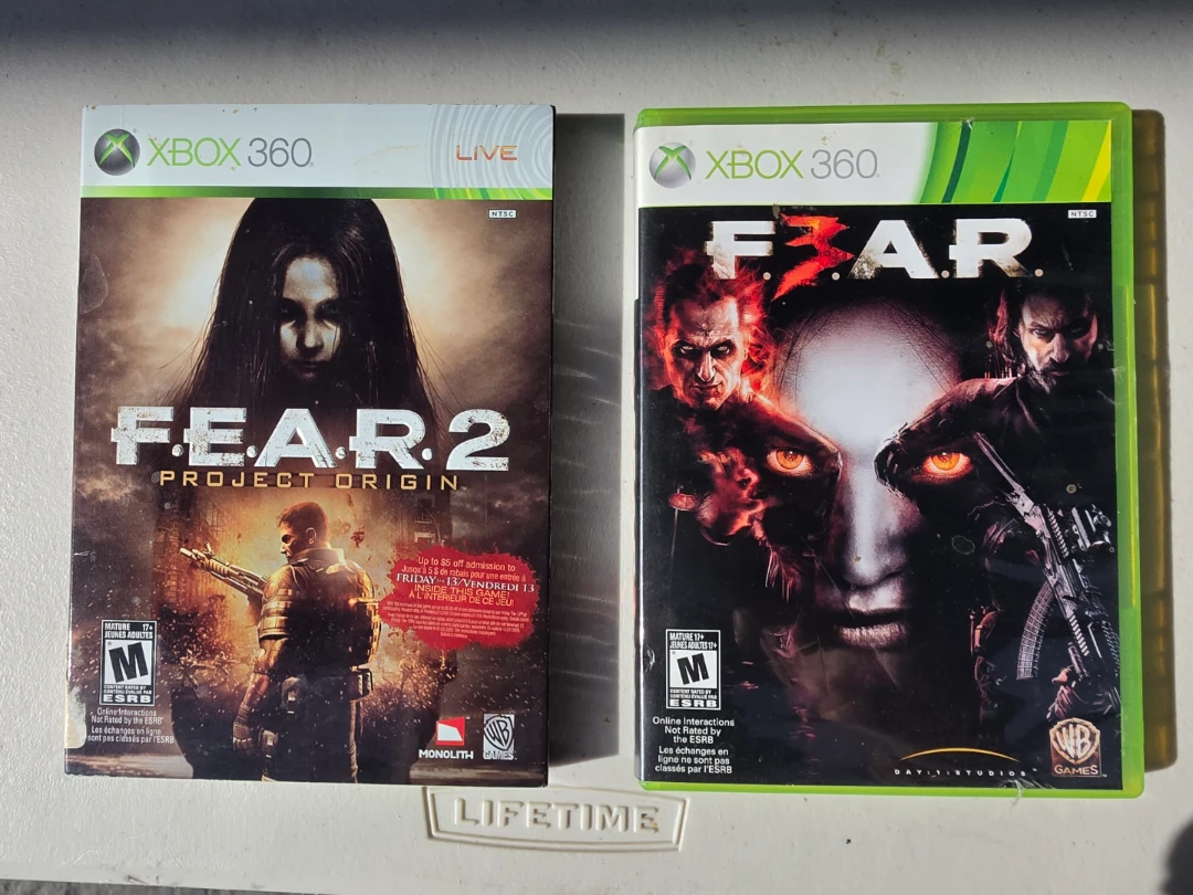 Xbox 360 F.E.A.R. 2 and F.E.A.R. 3 Games