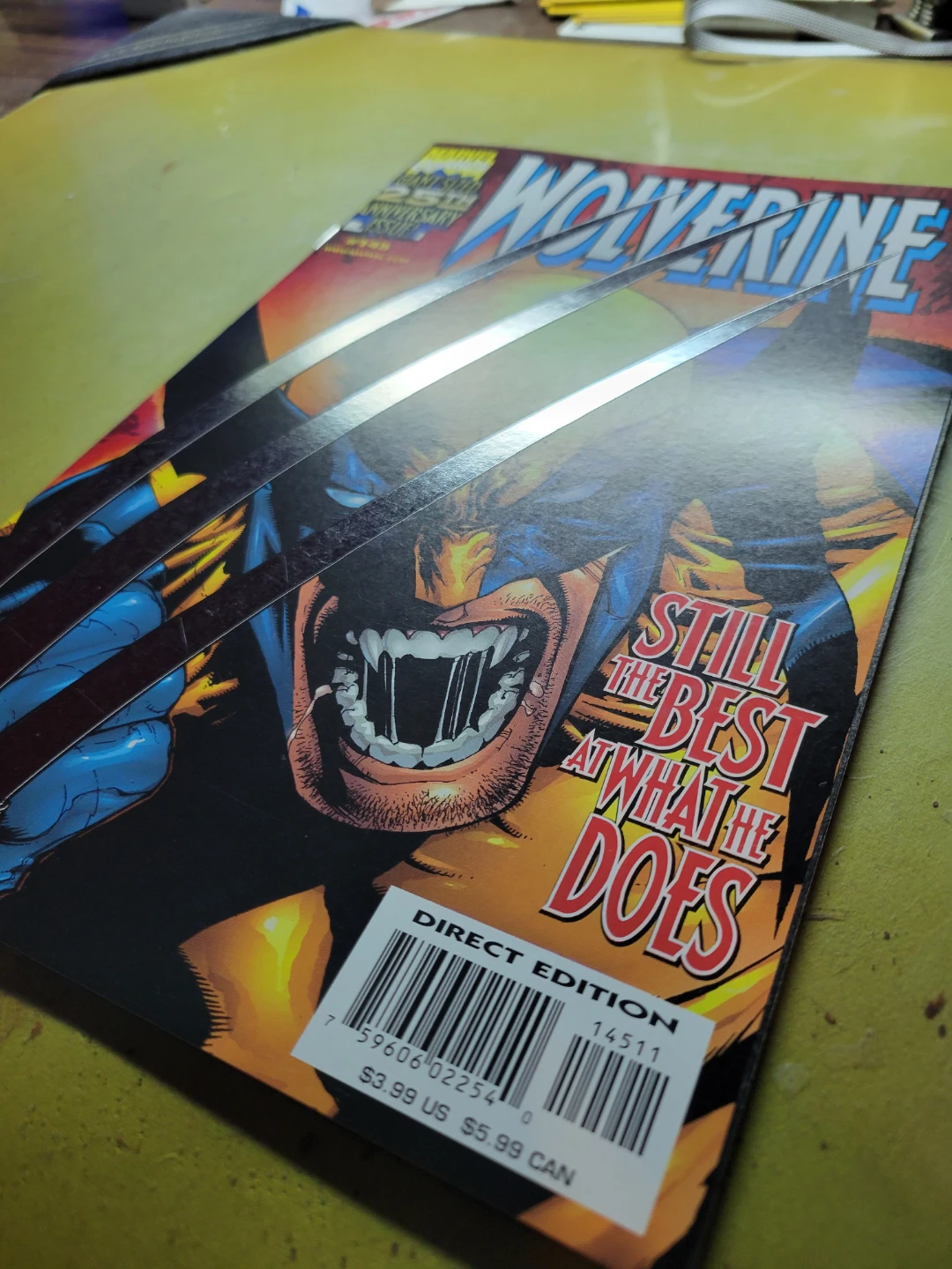 Marvel Comics Wolverine #145 25th Anniversary Issue - photo 2
