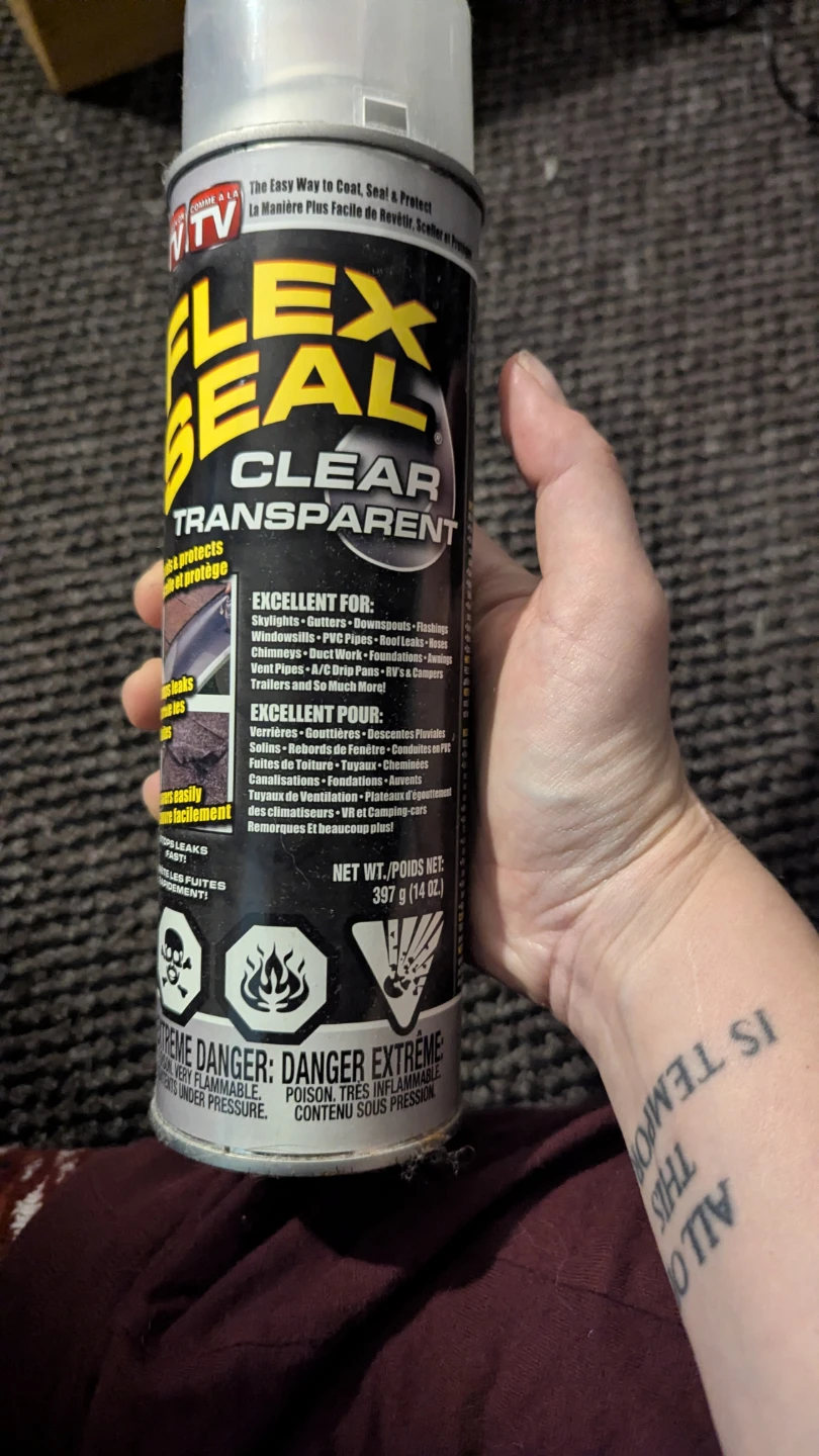 Flex Seal Clear Transparent Spray