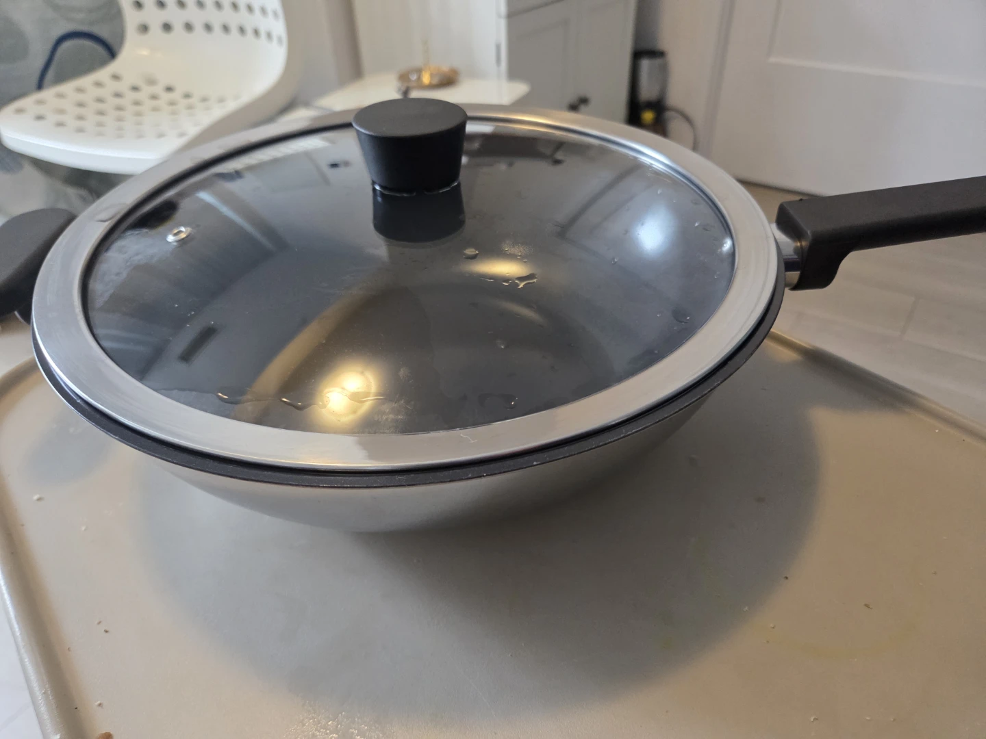 Non-stick Wok with Lid - photo 2