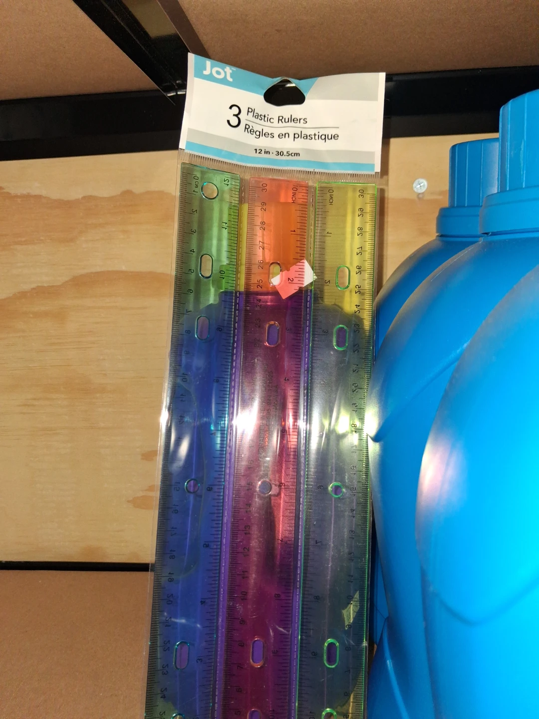 Jot Plastic Rulers 3 Pack