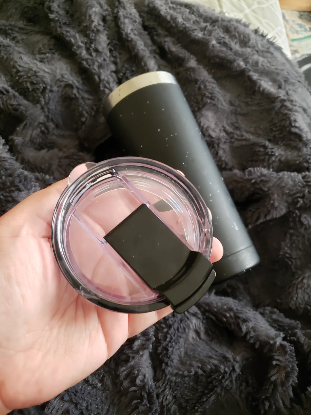 Manna Black Speckled Travel Mug - photo 5