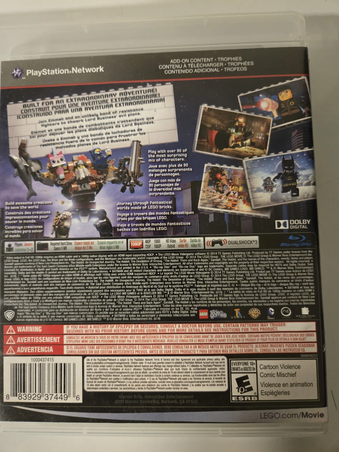 The LEGO Movie Videogame for PS3 - photo 2