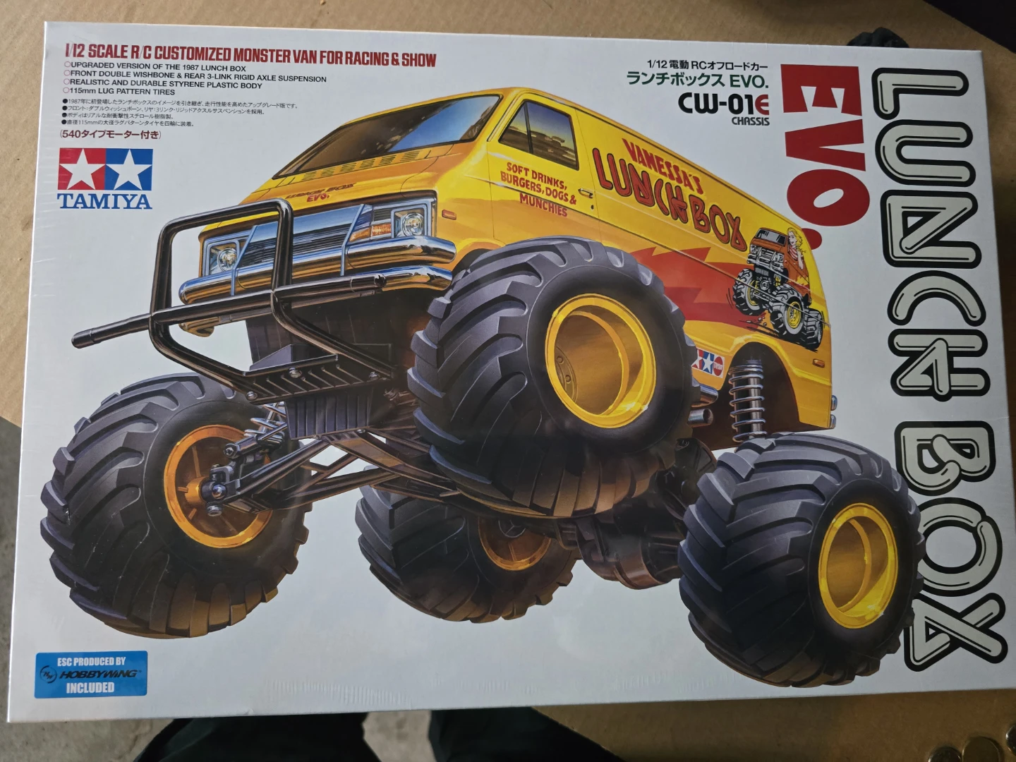 Tamiya Lunch Box EVO 1/12 Scale R/C Monster Van Kit