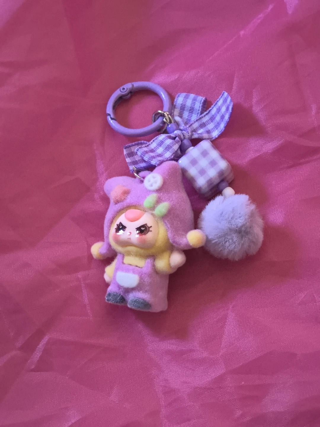 Cute Purple Keyring