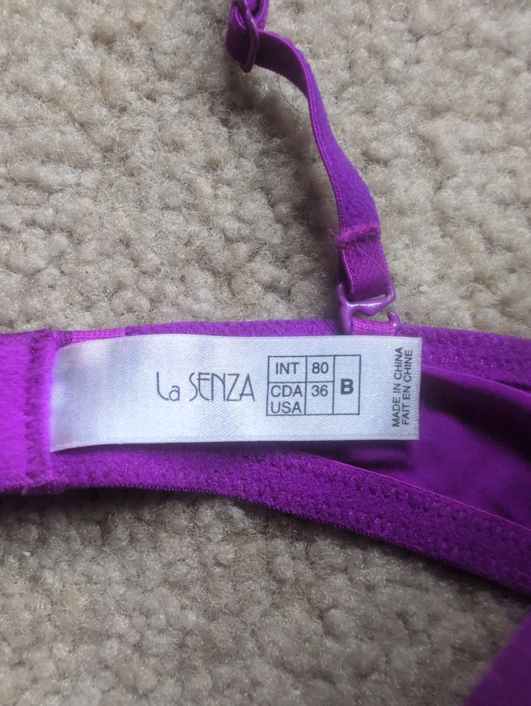 La Senza Purple Bra 36B - photo 2