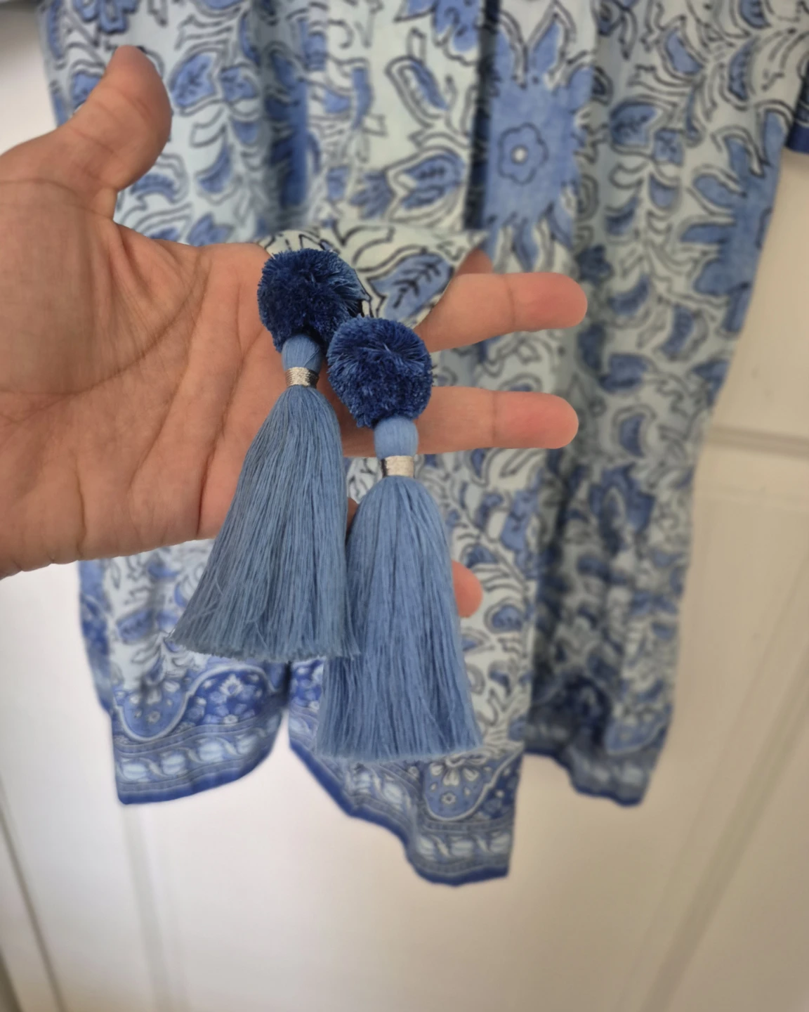 Bella Tu Blue Floral Tunic Dress - photo 5