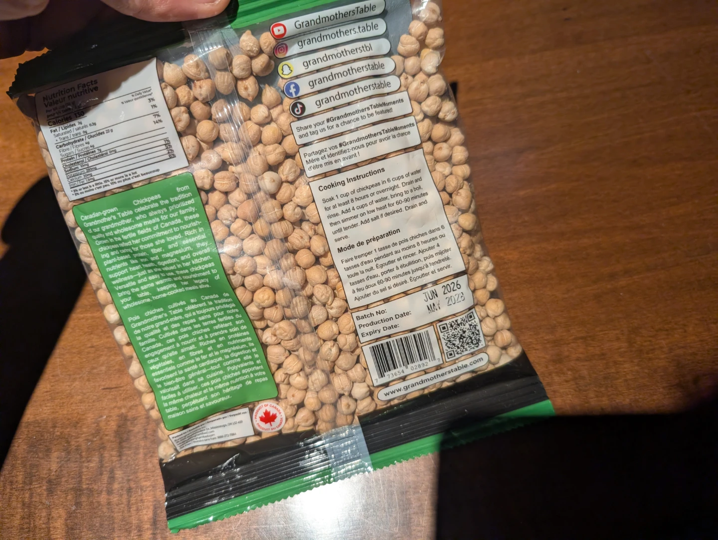 Grandmother's Table Chickpeas - photo 2