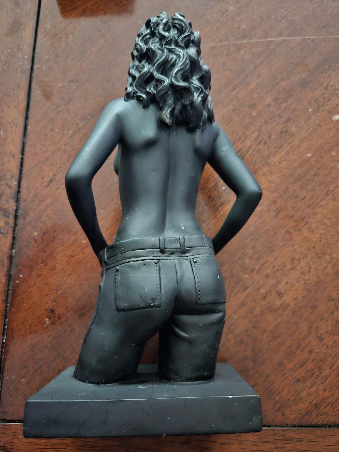 Set of 4 Modern Matte Black Figurines - photo 5