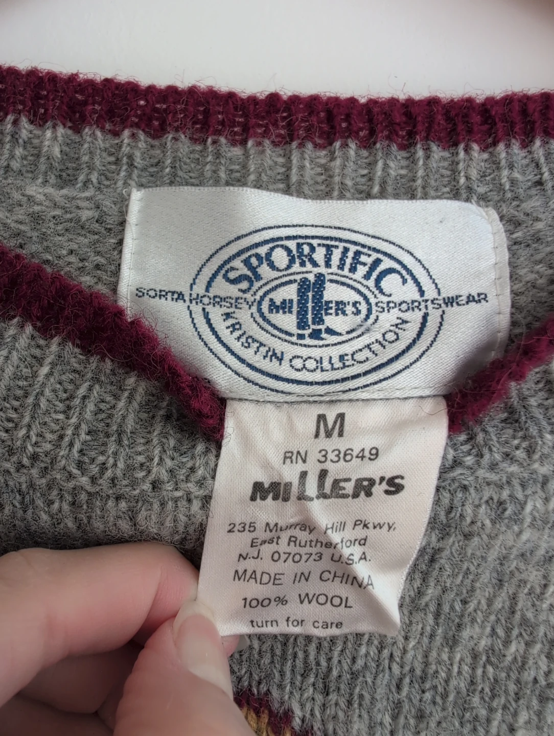 Sportific Miller's Sportswear Wool Sweater - photo 2