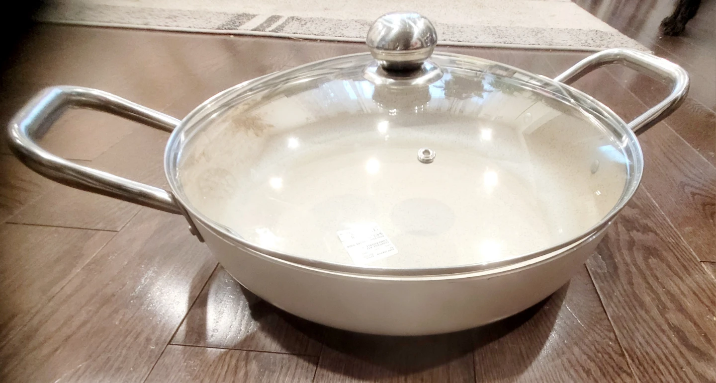 Ceramic Non-Stick Pan with Glass Lid - photo 3