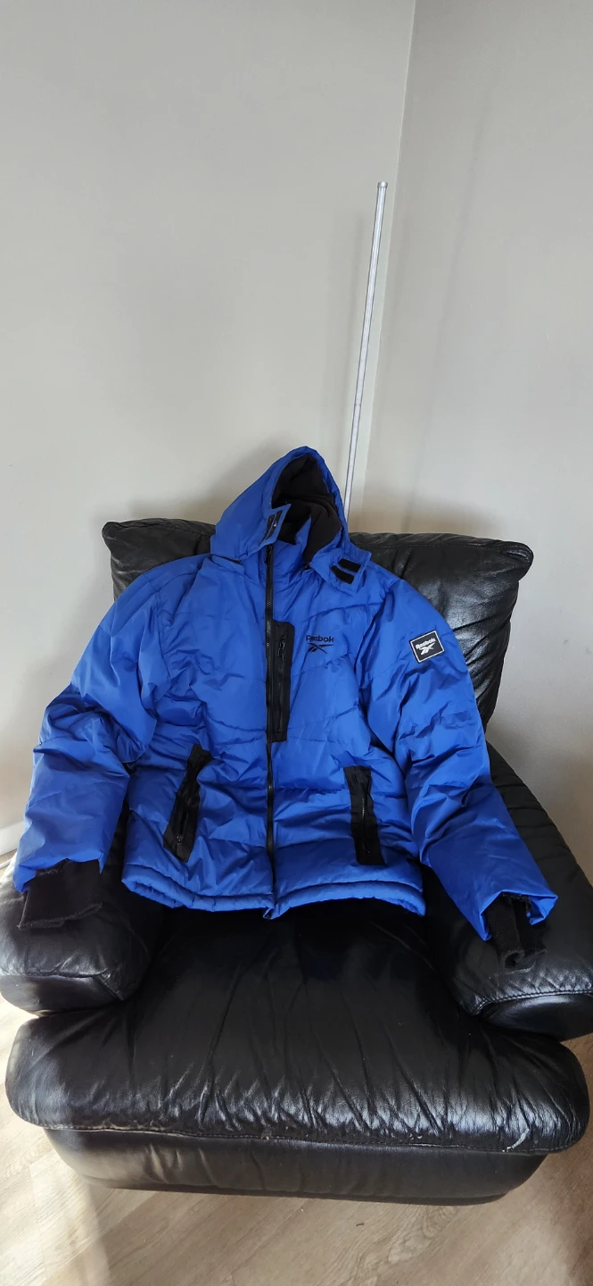 Reebok Men's Blue Winter Puffer Jacket