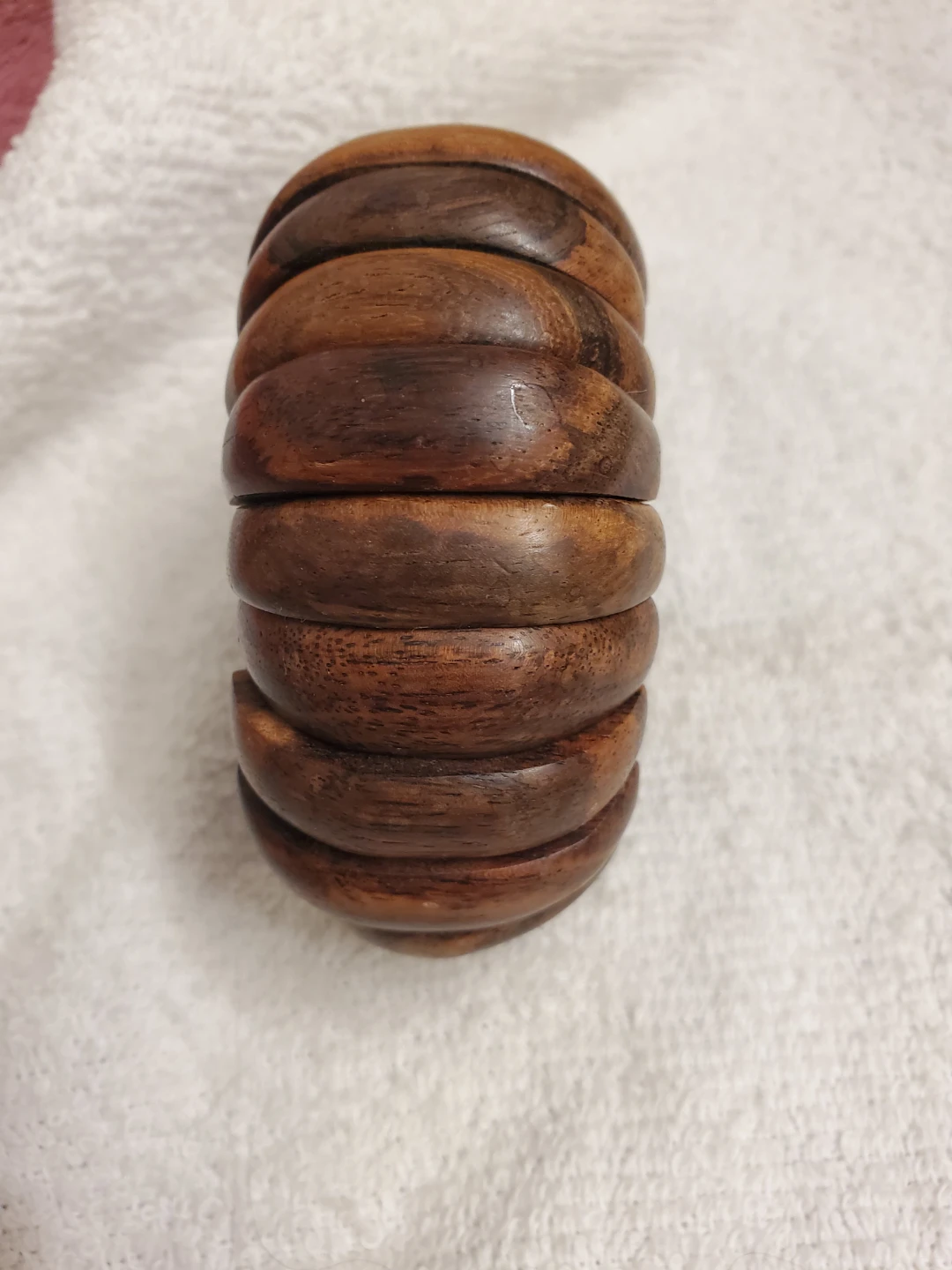 Natural Wood Stretch Bracelet - photo 2