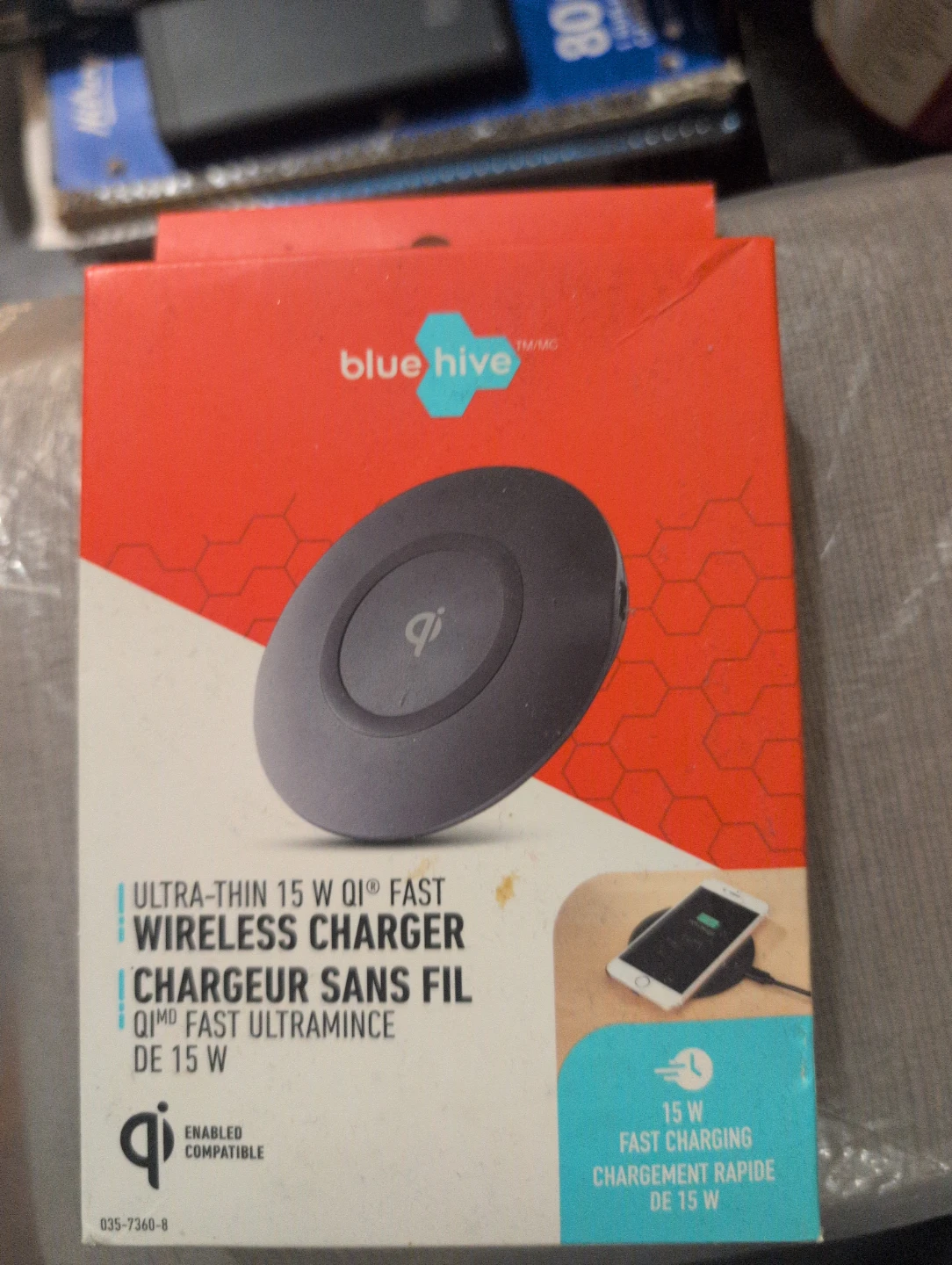 Blue Hive 15W Qi Fast Wireless Charger