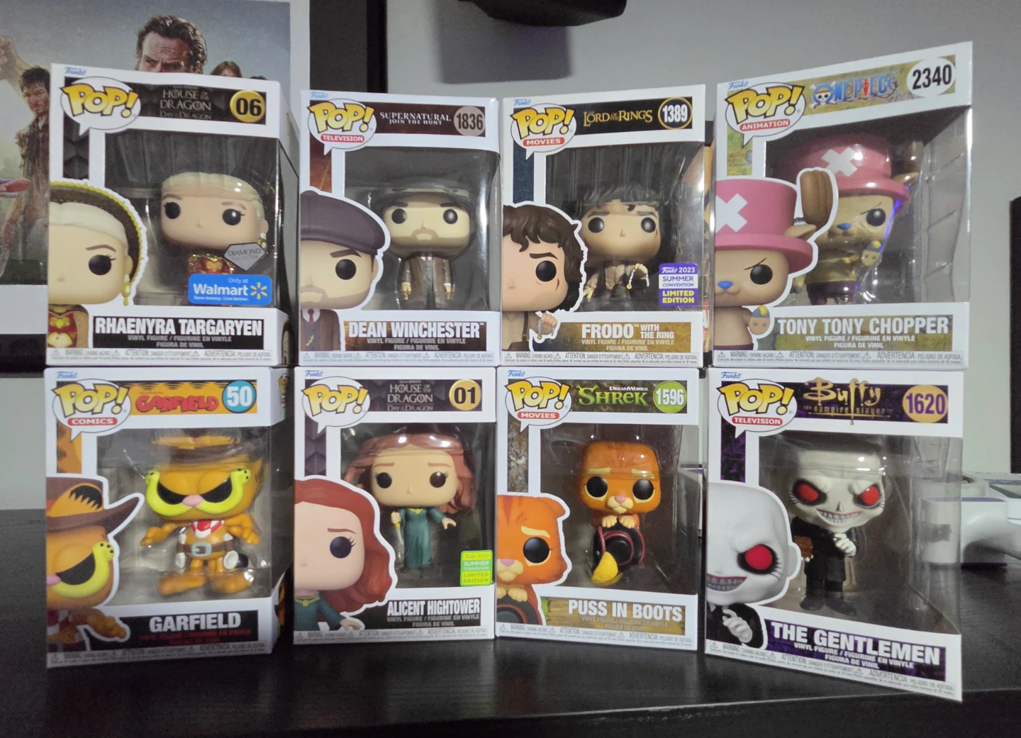 Funko Pops - lot of 8