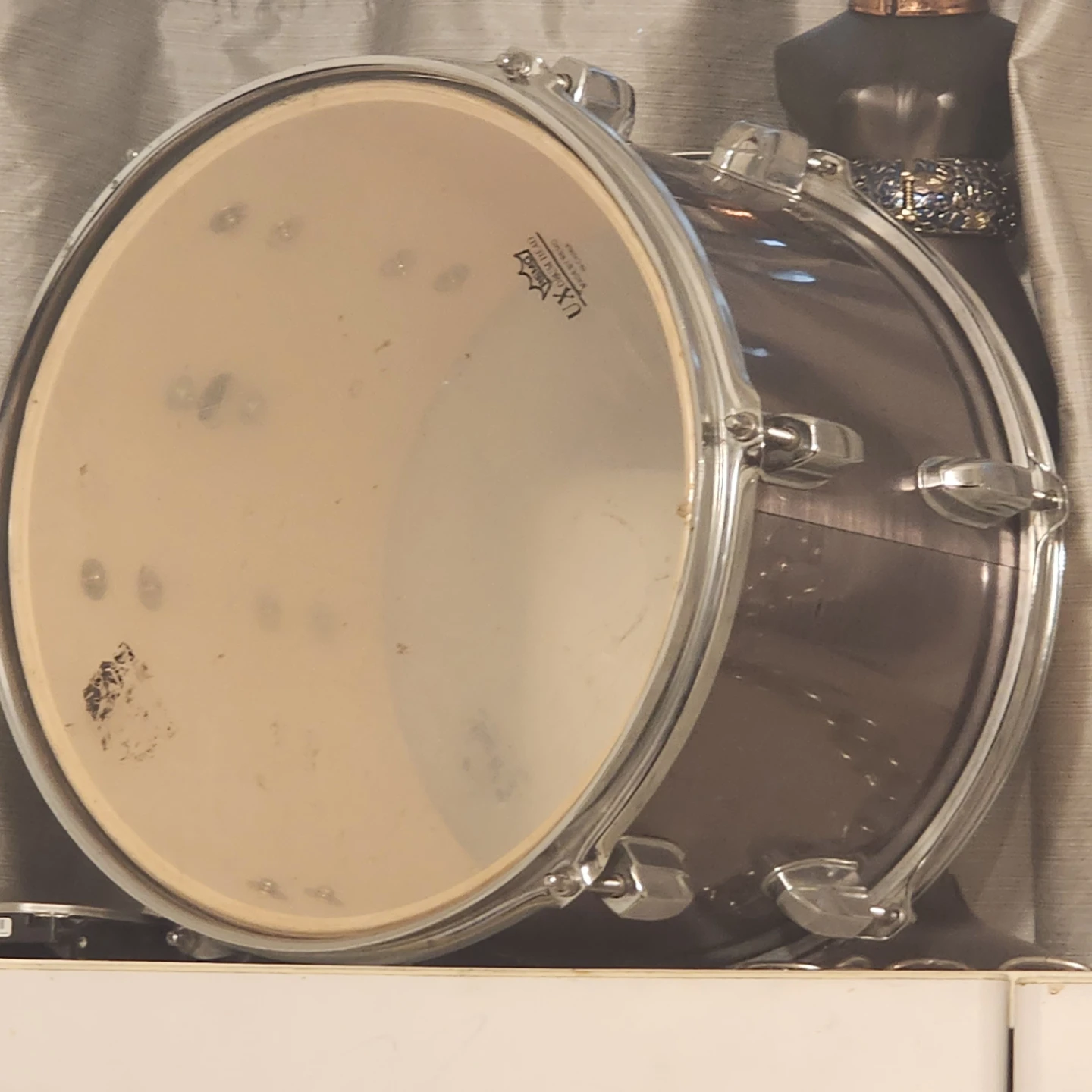 Remo UX Drum Head Mounted on Tom