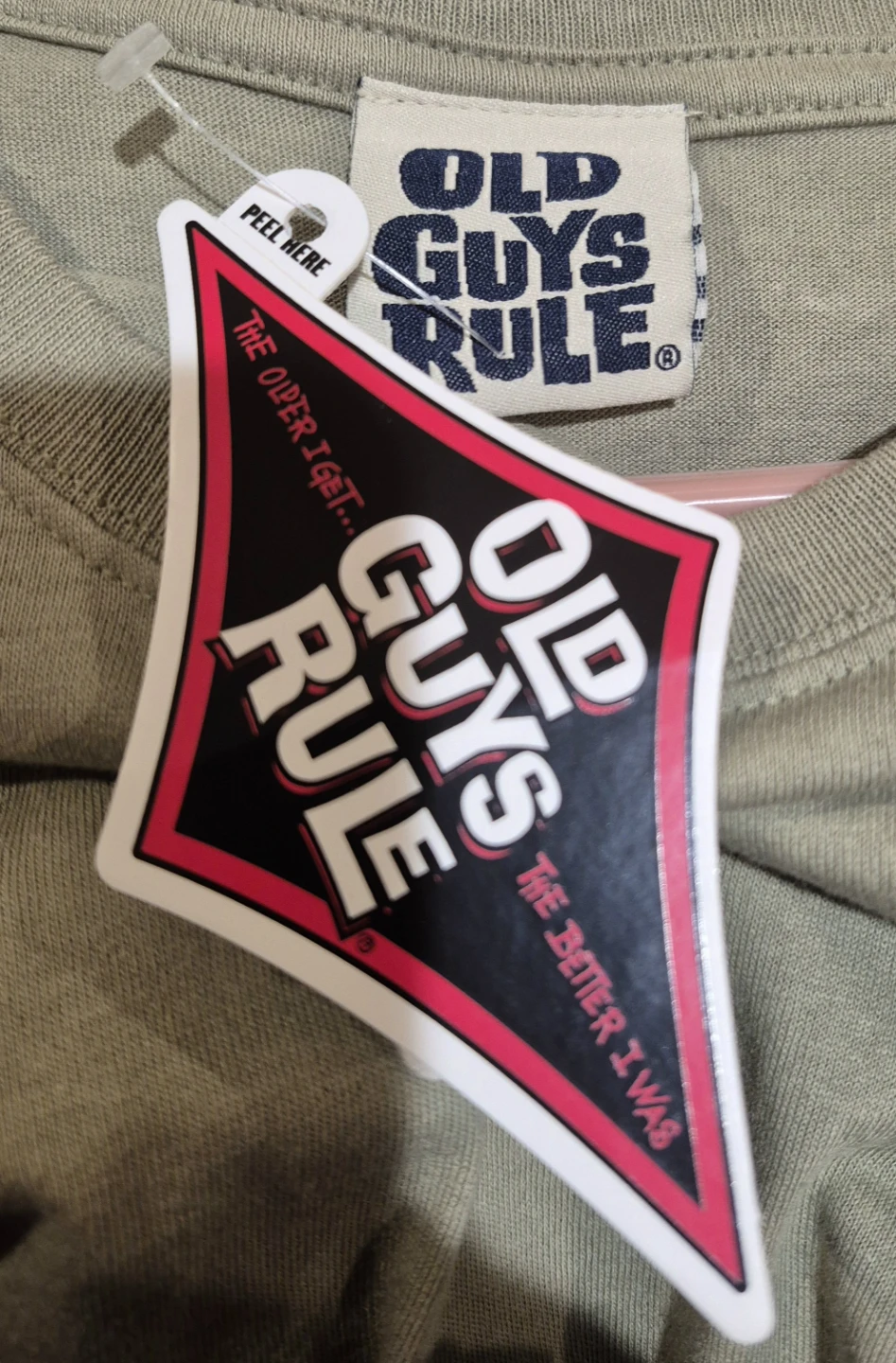 Olive Old Guys Rule XL T-Shirt (Skokie) - photo 4