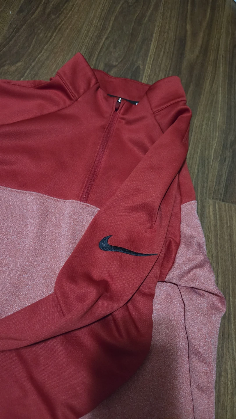 Nike Golf Red Half-Zip Pullover - photo 3