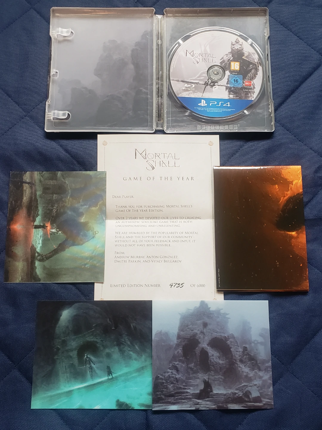 Ps4 Mortal Shell Game Of The Year Deluxe CIB - photo 4