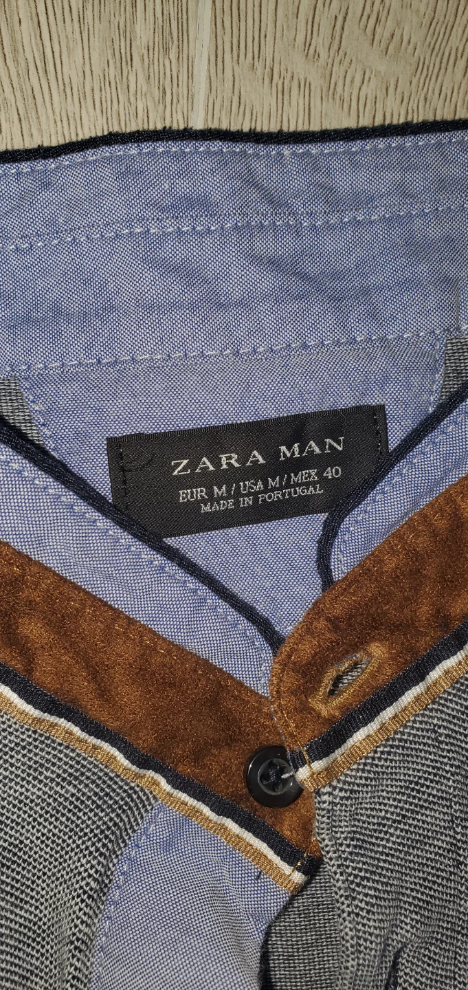 Zara Man Grey Polo Shirt