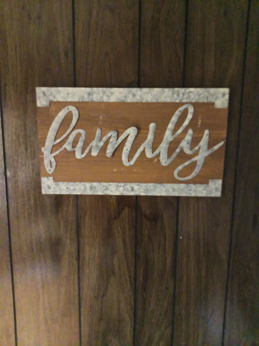 Rustic Family Wall Sign