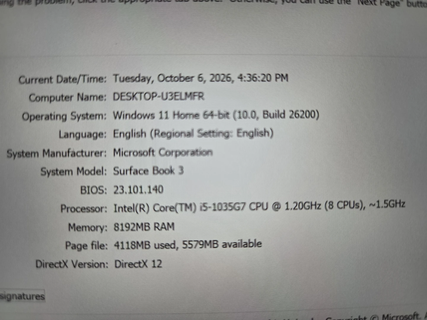 Microsoft Surface Book 3 Intel i5 8GB RAM - photo 4