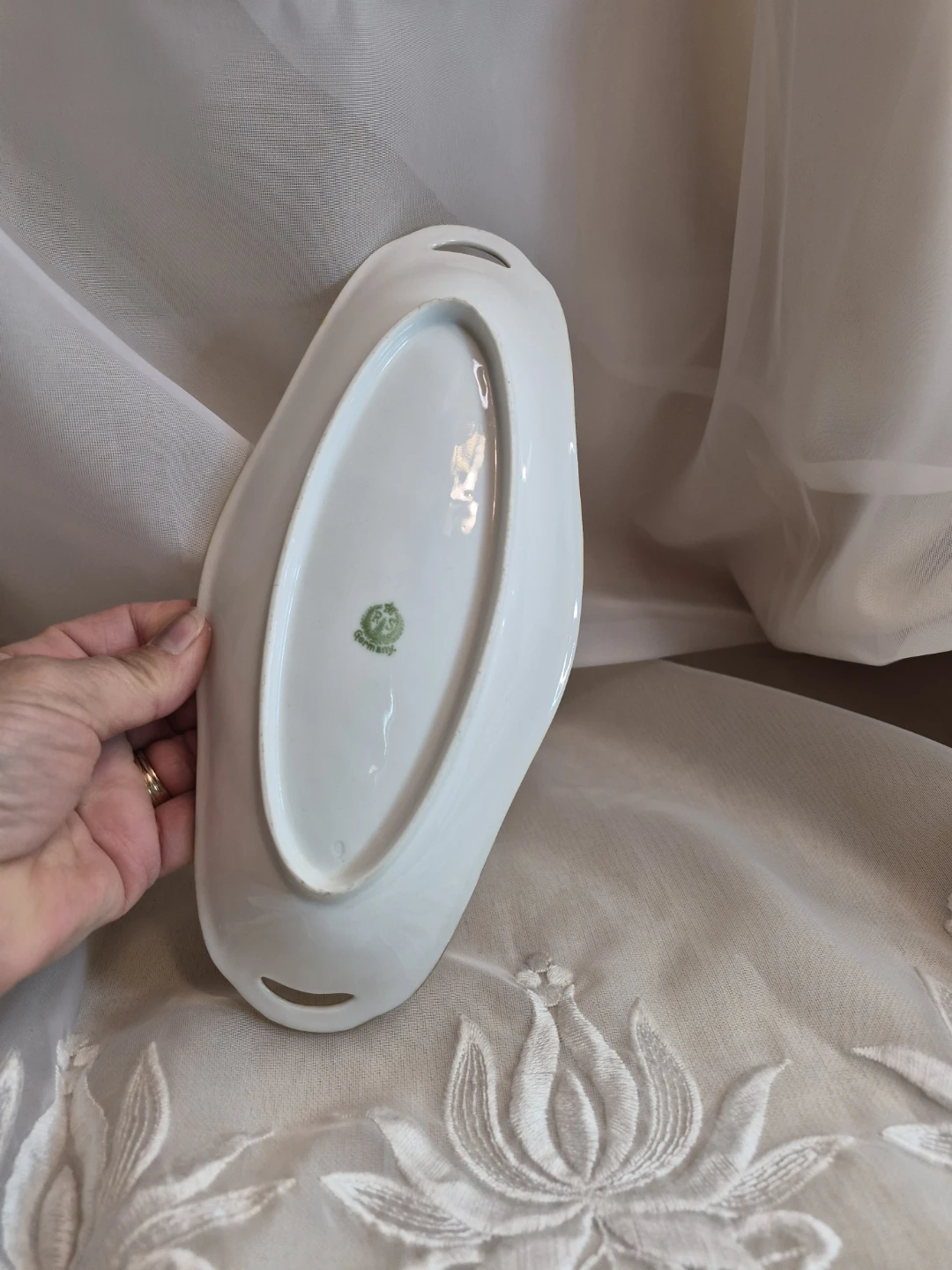 Vintage R.S. Germany Oblong Serving Dish From 1930 - photo 3