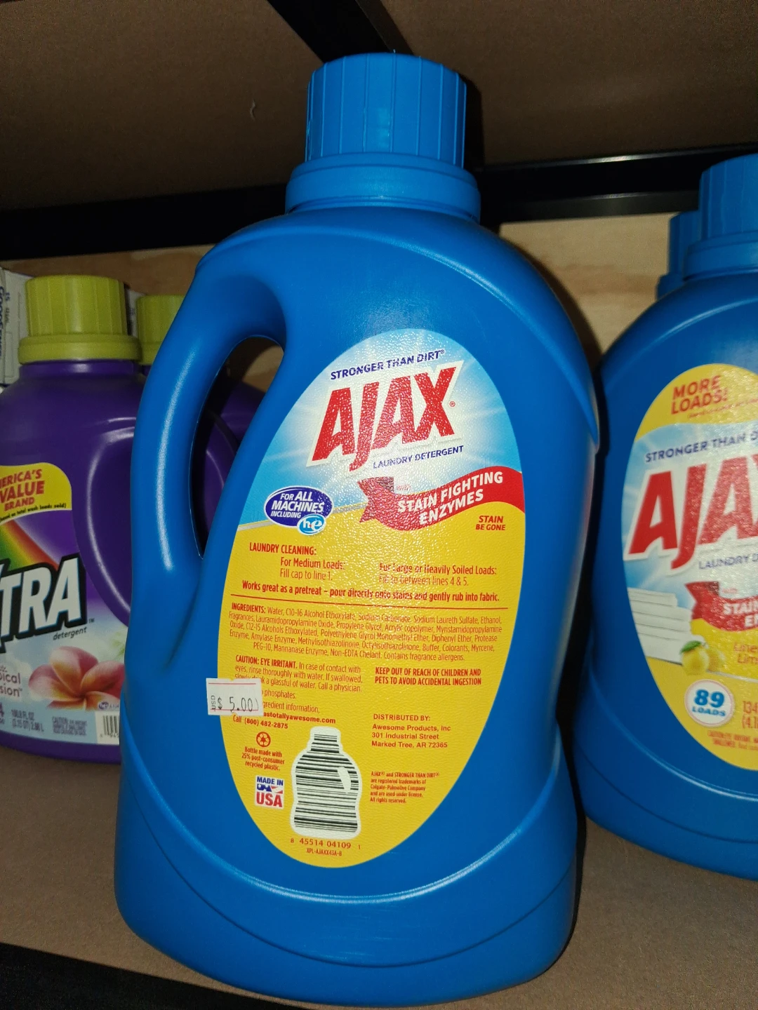 Ajax Laundry Detergent 134 fl oz - photo 2