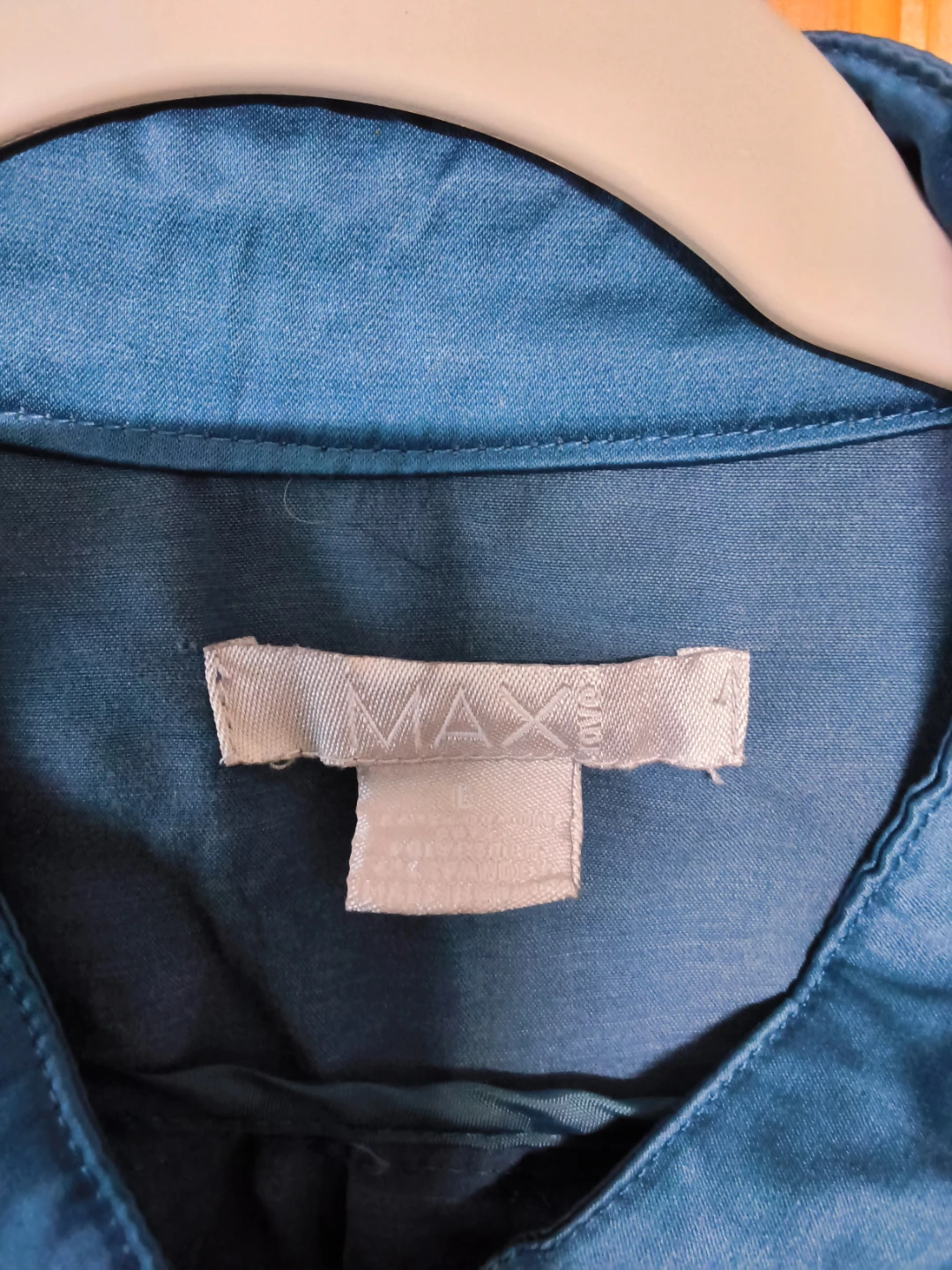 MAX Teal Satin Bomber Jacket - photo 3