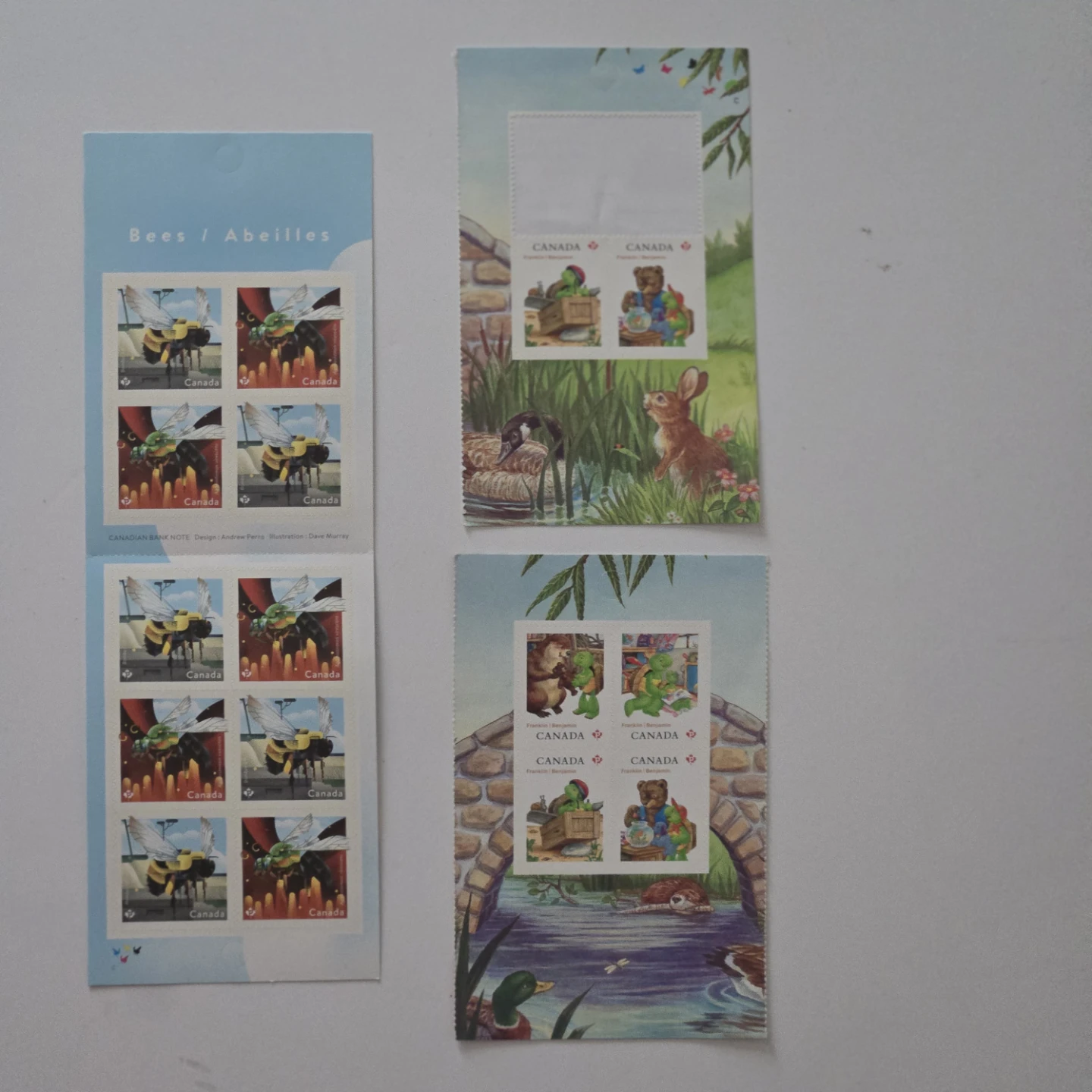 Canada Post Franklin and Bees Postage Stamp Collection