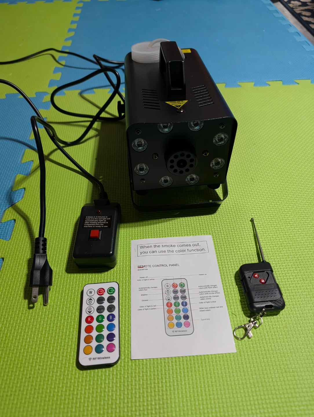 AGPTEK 500W Fog Machine with RGB LED Lights - photo 4