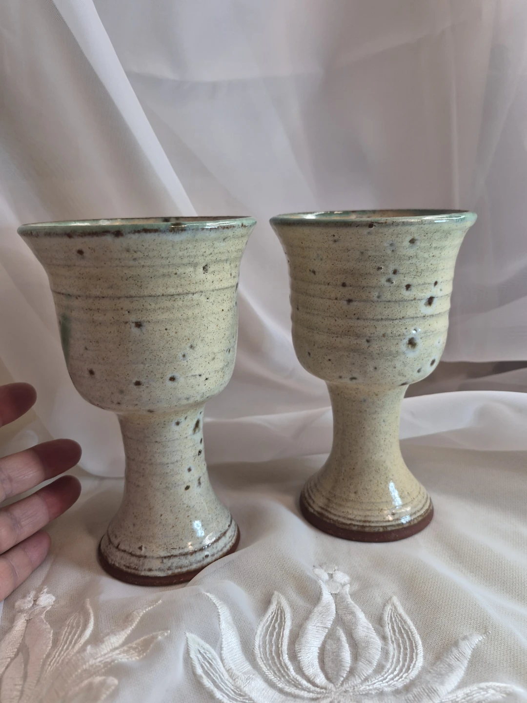 Pair of Beautiful Studio Art Pottery... - photo 4