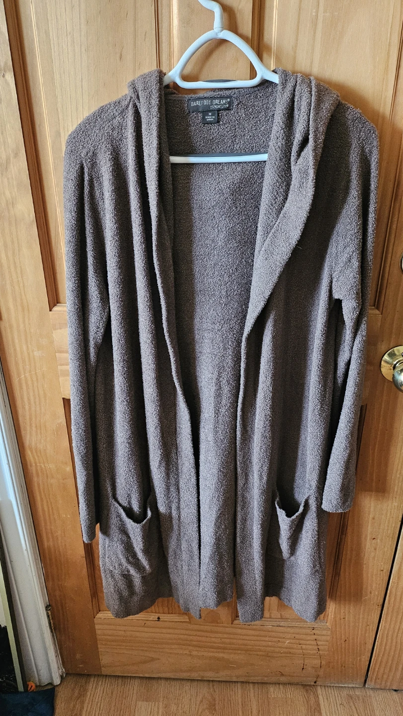 Barefoot Dreams CozyChic Lite Hooded Cardigan