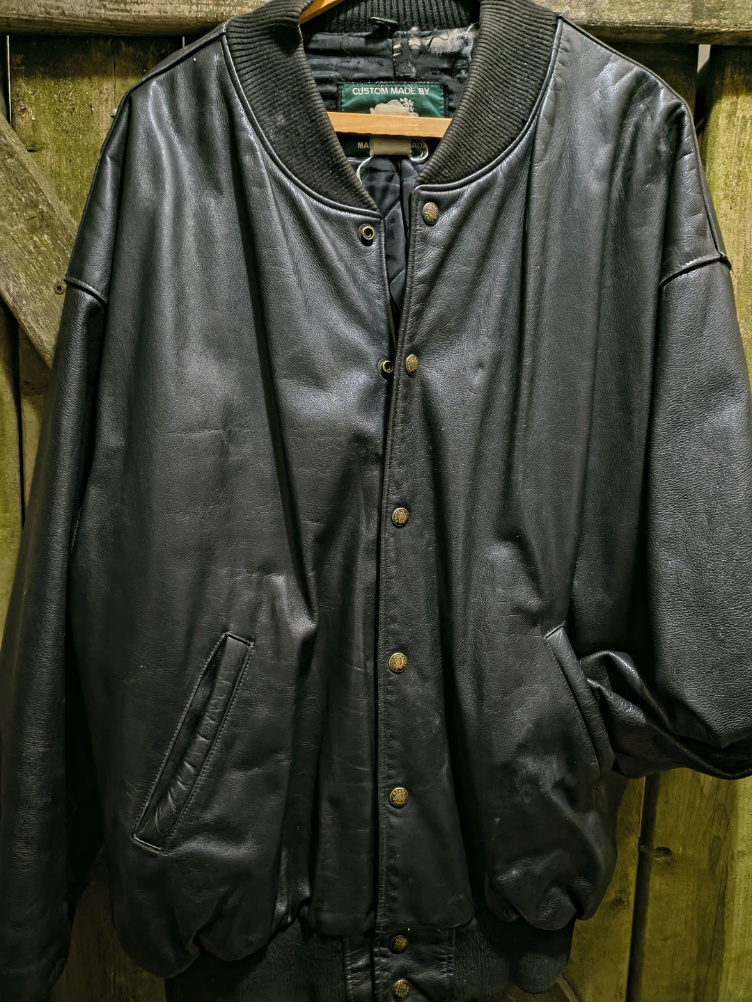 Vintage Roots Leather Bomber Jacket - photo 2